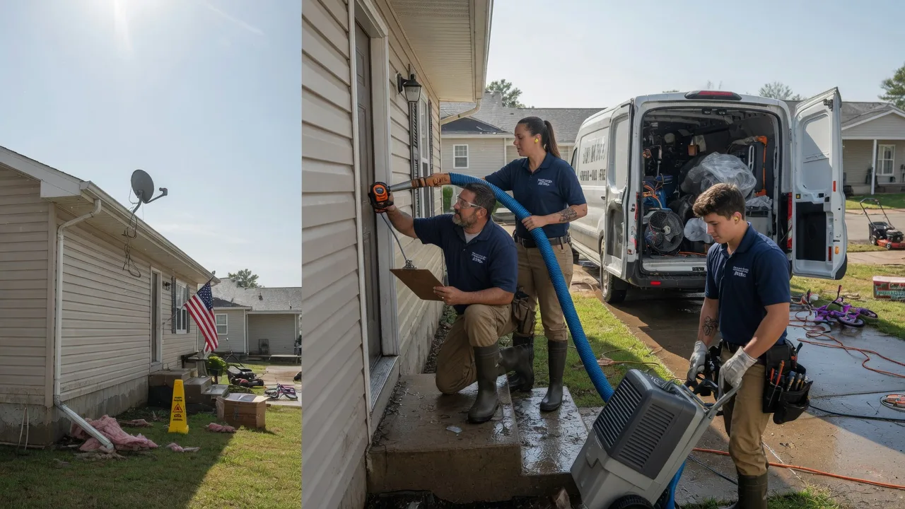 Ceiling Water Damage Restoration in Emerson, IA near me